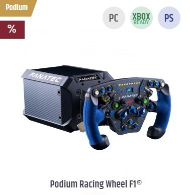 FANATEC Podium Racing Wheel F1 個人輸入する方法